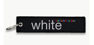 WHITE AIRLINES KEY CHAIN
